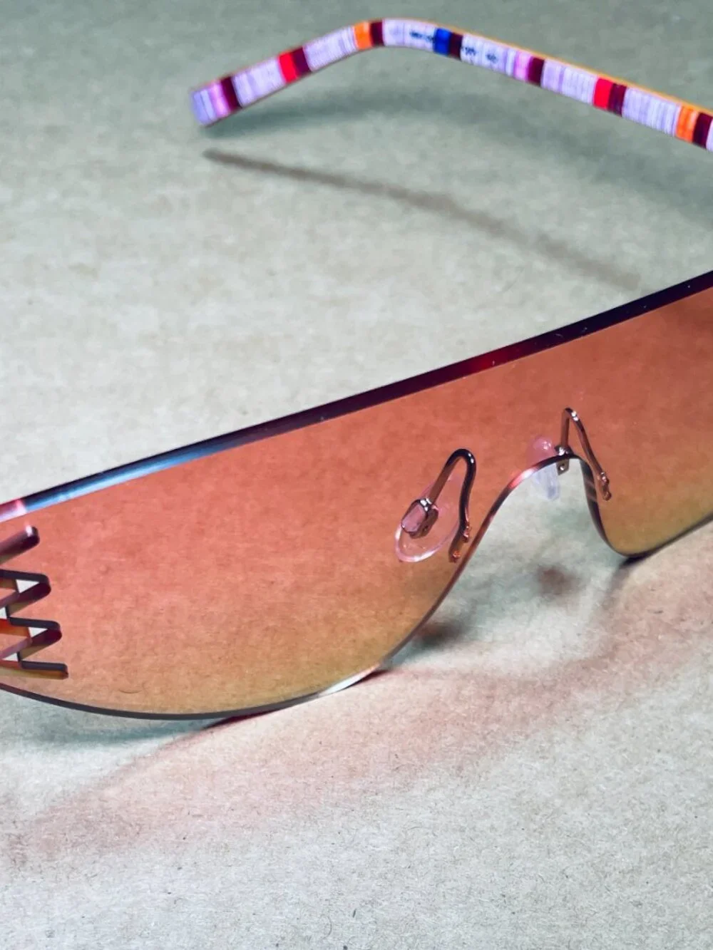 M MISSONI MMI 0001/S MU1 Fuchsia Shield Sunglasses